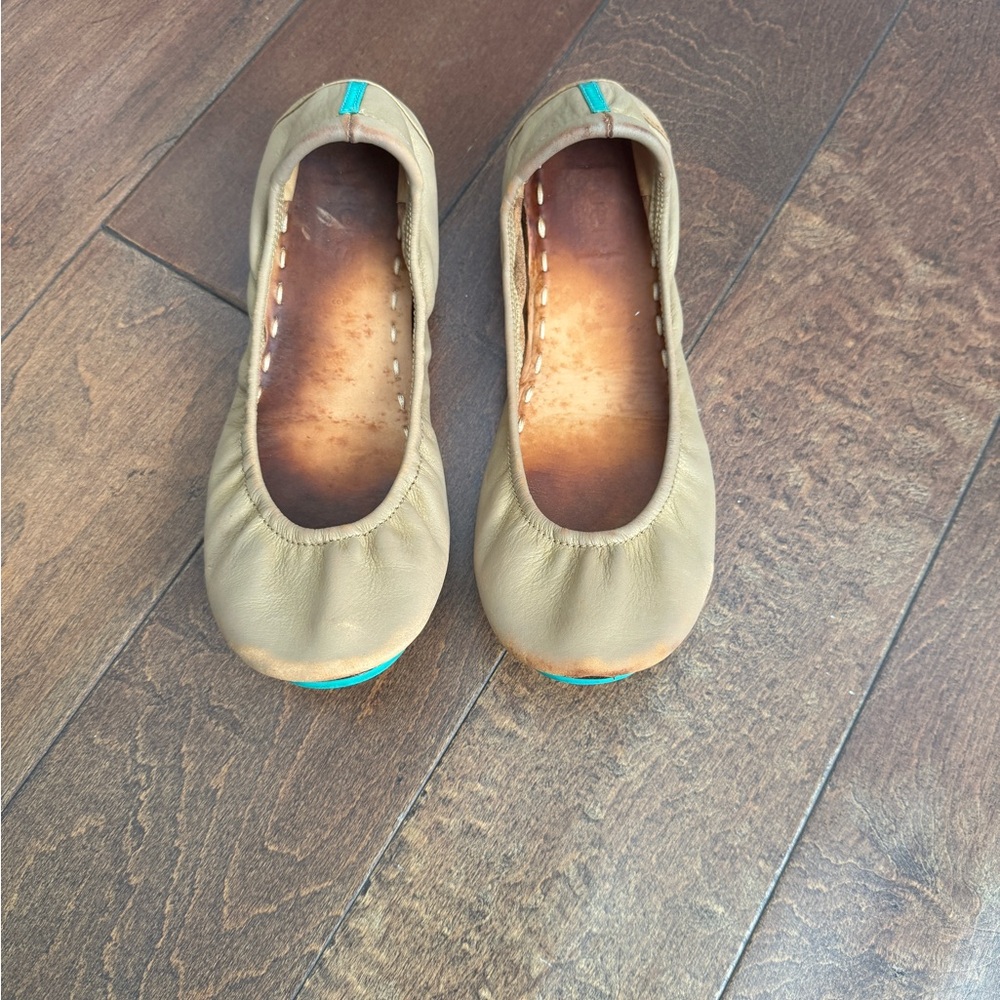 Tieks Foldable Flats in Gold